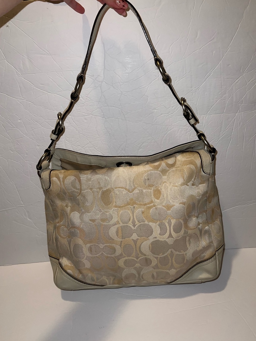 Vintage Y2K Coach Chelsea Optic Signature Tote - Picture 2 of 11